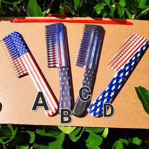 Patriotic Safety Hair Comb